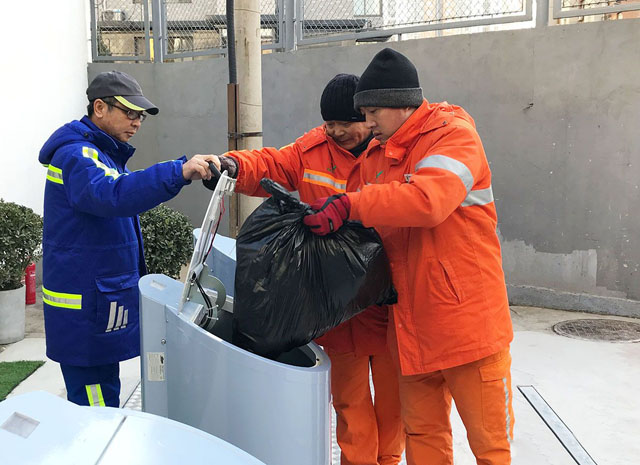 北京大容量人工智能地埋式垃圾桶環保無異味